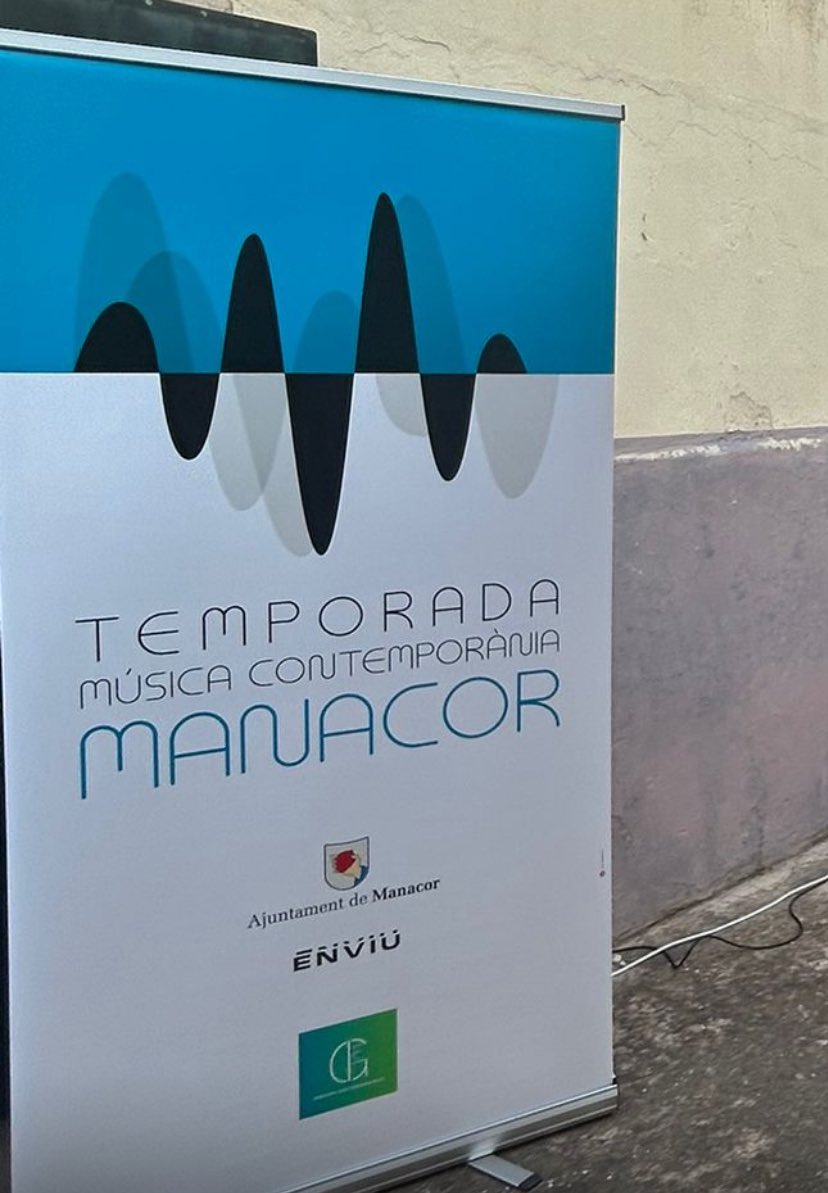 “Comfort Zone”

Avui Morphosis Duo toquem a Manacor a la 1a Temporada de Música Contemporània gràcies a Xavier Gelabert i Greenensemble amb el programa Comfort Zone amb programa de ritmes , electros que borren límits.  

#musicacontemporanea