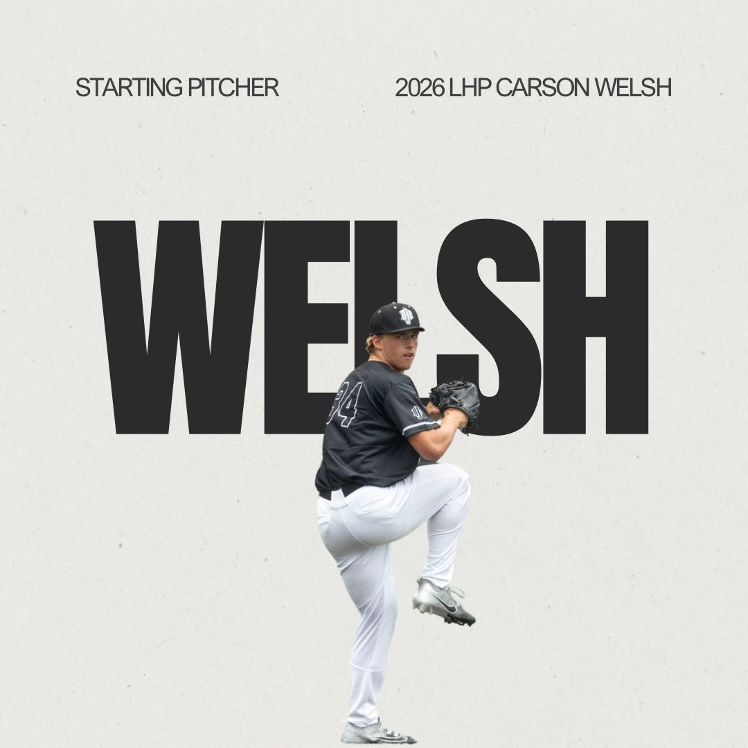 Todays SP 2026 <a href="/CarsonWelsh1/">Carson Welsh</a> 

📍 Championship Park Field 1

⏰ 3:30 PM
