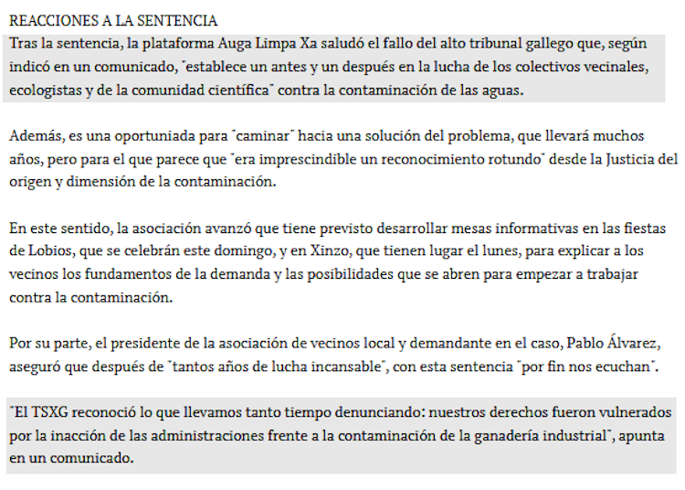 #Contaminación #DereitosFundamentais #ALimia #AsConchas #Xinzo #Lobeira <a href="/bngparlamento/">BNG - Parlamento galego</a> <a href="/PSdeG/">PSdeG Socialistas de Galicia</a> <a href="/PODEMOS/">Podemos</a> <a href="/SusodeToro1/">Suso De Toro</a> #TSXG

galiciapress.es/articulo/ultim…