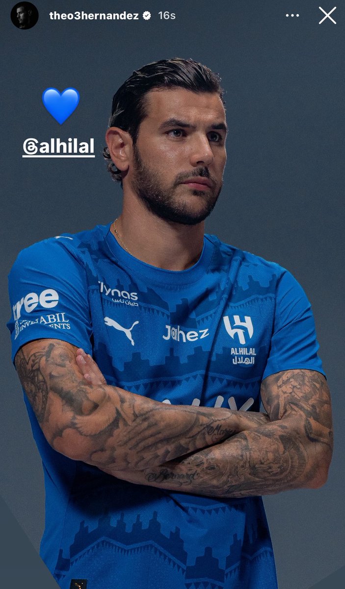 🚨'ثيو هيرنانديز' (IG) 🤩💙