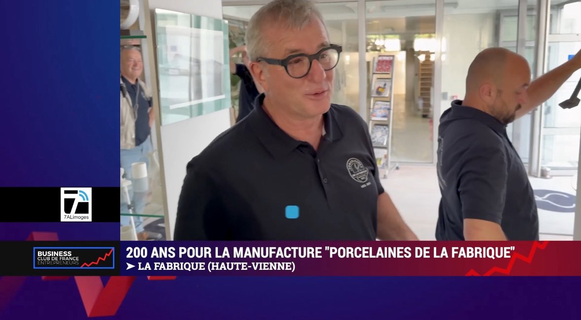 Business club de France des entrepreneurs du 12 juillet de <a href="/michelpicot/">Michel Picot</a>, on parle bois et des 200 des porcelaines de La Fabrique ! 👉🏽📺xfru.it/M1abyc