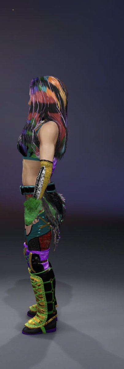 Hair style complete next will be gear and moves when dlc comes out but I definitely love the colors