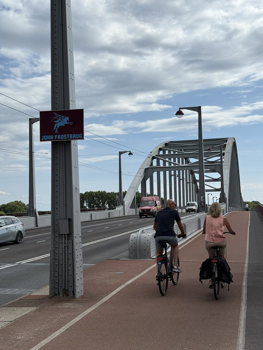 battlefieldexpl's tweet image. The John Frost bridge at Arnhem, today during our Arnhem Highlights tour with a Dutch Client and my son who was also interested in coming.