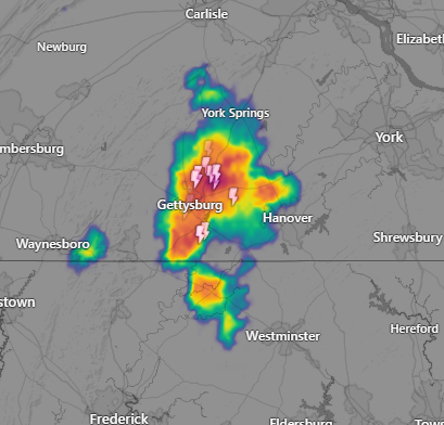 The Annabelle doll is on display in Gettysburg this weekend. They getting storms the same day 👀