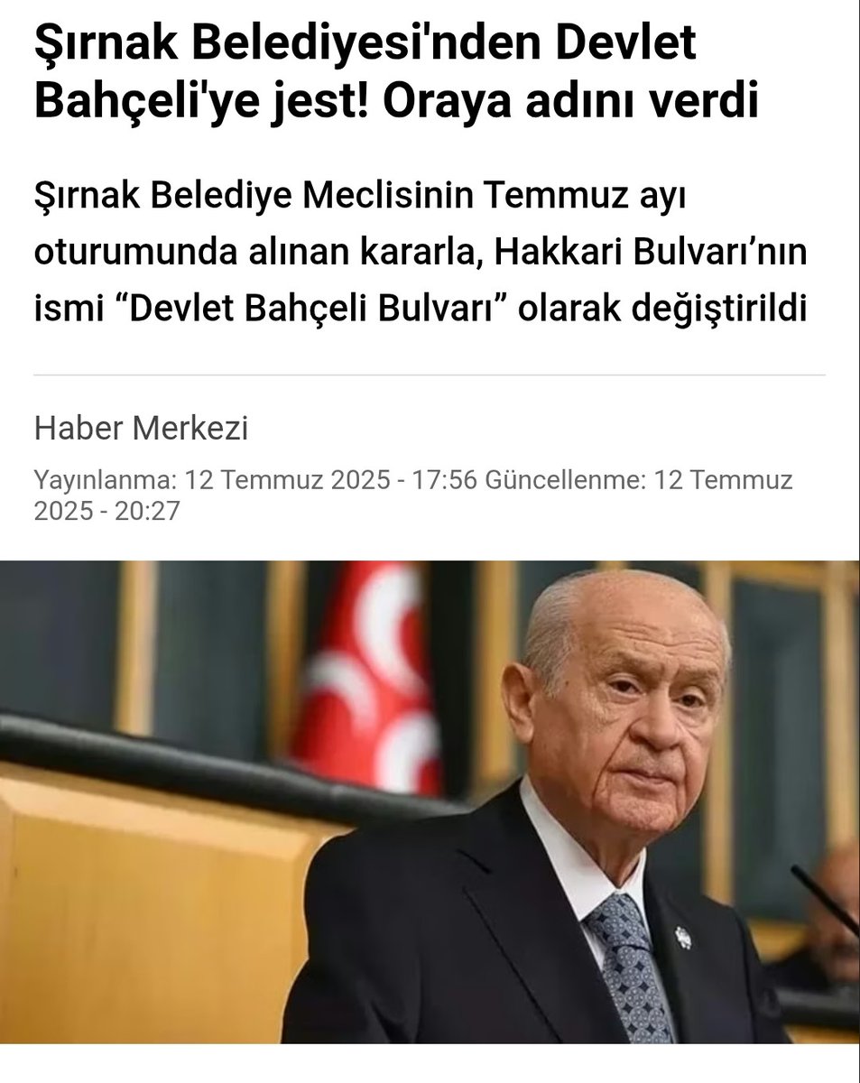 Devlet Bahçeli artık Kürtlerin bile reisi.
Kudurun aw.