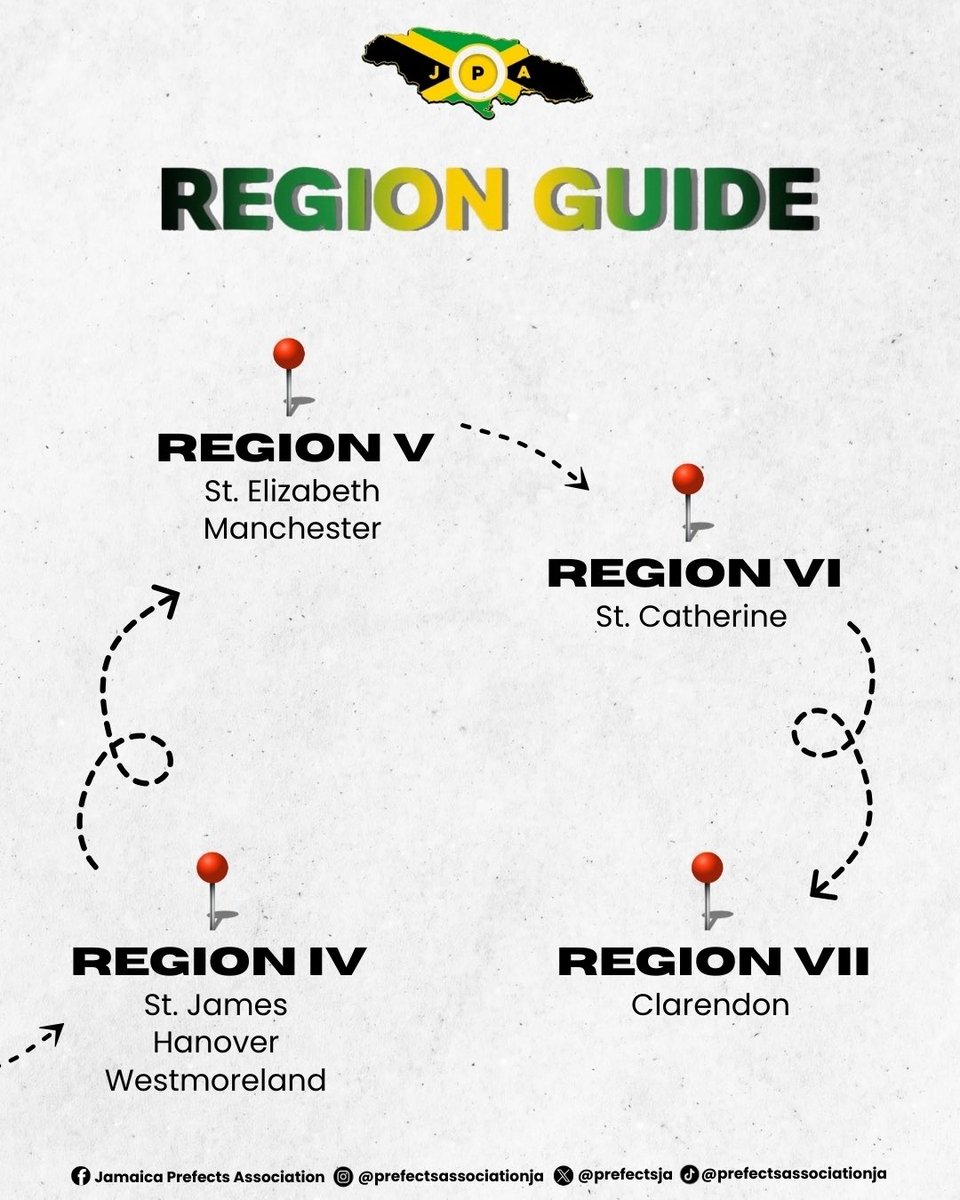 Don’t know which region in which you reside? Well here is a reminder, JPA has 7 regions!

REP YOUR REGION IN THE COMMENTS‼️