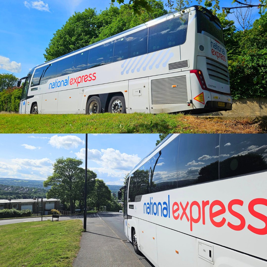 nationalexpress's tweet image. By travelling with us, you've already made an environmentally friendly choice. Taking a trip by coach is one of the easiest ways to reduce travel emissions ♻️🌍
Shoutout to our fantastic driver Tony for capturing these shots 📸