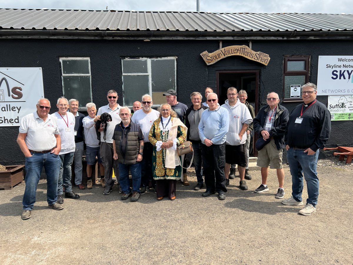 High Sheriff Of Suffolk 2025 to 2026 (@hsheriffsuffolk) on Twitter photo One of the most stimulating visits of my year so far: The Stour Valley Men's Shed - an incredible group of guys providing invaluable self help & mutual support...and on top of that they make useful things to support their community!
<a href="/BaberghSuffolk/">Babergh District Council</a>
<a href="/suffolkgiving/">Suffolk Community Foundation</a>
<a href="/BBCSuffolk/">BBC Suffolk</a> One of the most stimulating visits of my year so far: The Stour Valley Men's Shed - an incredible group of guys providing invaluable self help & mutual support...and on top of that they make useful things to support their community!
<a href="/BaberghSuffolk/">Babergh District Council</a>
<a href="/suffolkgiving/">Suffolk Community Foundation</a>
<a href="/BBCSuffolk/">BBC Suffolk</a>