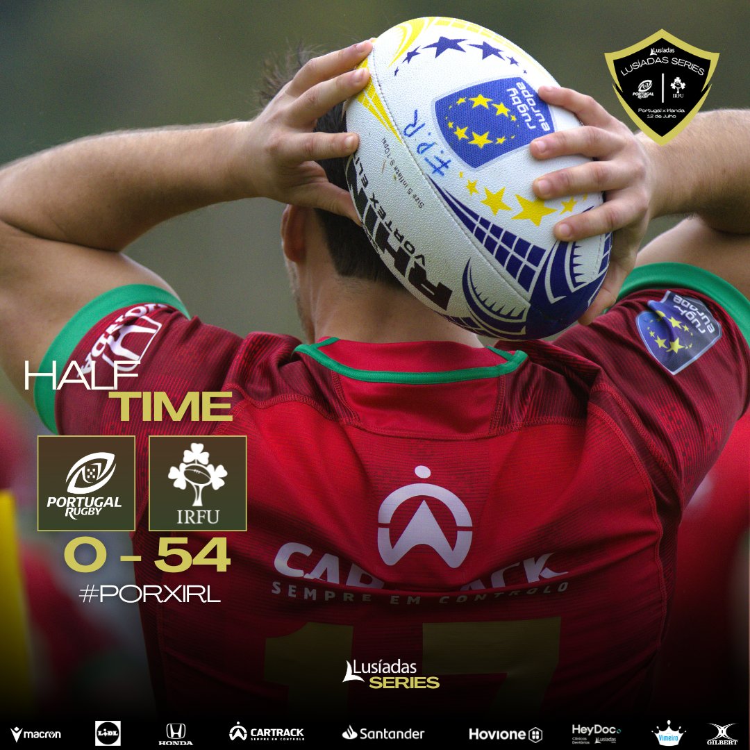 Resultado ao intervalo. 🇵🇹

Deixa o teu apoio aos Lobos 💪

#SomosLobos #SN #portugalrugby