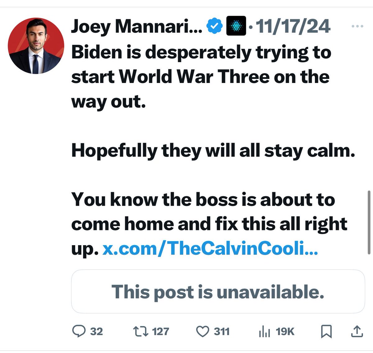 shiuvaunn's tweet image. Who was whining about WWIII?