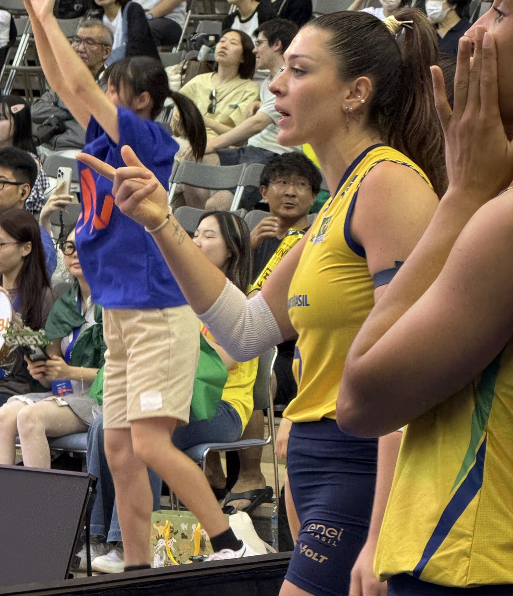 GracideaTY's tweet photo. July 11 VNL at Chiba

#ROSAMARIA #rosamariamontibeller 
#ロザマリア
#VNL #ネーションズリーグ https://t.co/1B0UWkoeq1