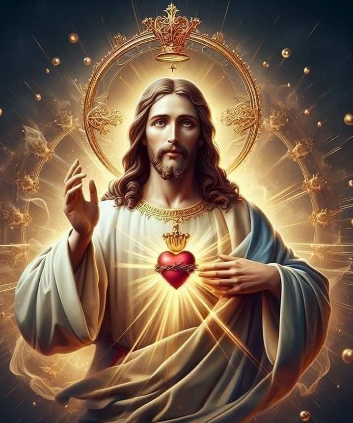 Heart of Jesus, king &amp; center of all hearts, 
Have mercy on us!
🙏🏻✝️