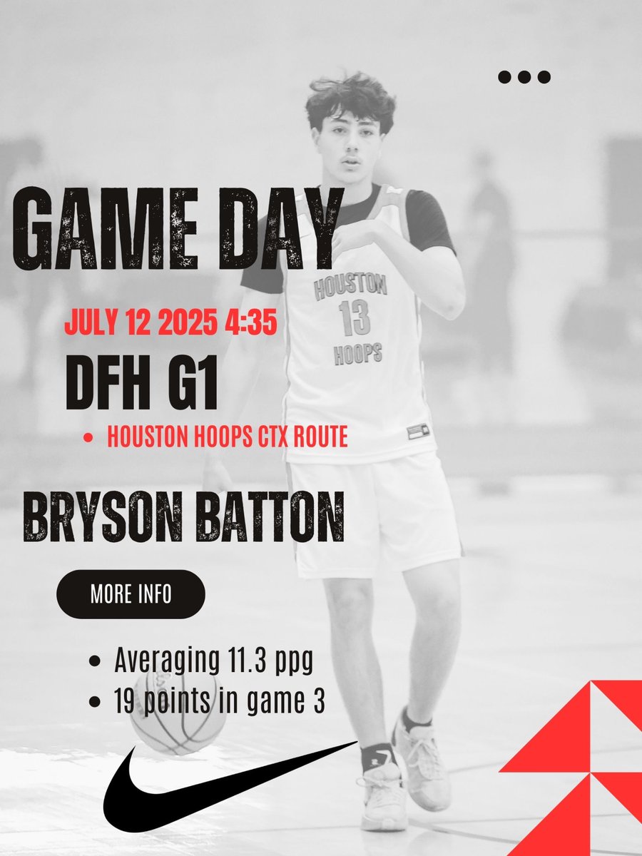Bryson Batton (@battonbryson) on Twitter photo Game 4 this afternoon at 4:35. Come watch us play! I’m averaging 11.3 ppg, with a big game 3 of 19 points against Urban DFW Elite. Grinding everyday. <a href="/HoustonHoopsCTX/">HoustonHoopsCentex</a> <a href="/TexasHoopsGASO/">TexasHoops/GASO 🔗</a> <a href="/GASOMass/">Ryan Massad 🔎</a> <a href="/GASOLyndon/">Lyndon Cook 🔗</a> <a href="/GASOBlue/">Blue Zertuche 🔗</a> <a href="/GASOTim/">Tim Littlefield</a> <a href="/brian_route/">Brian Route, M. Ed</a> <a href="/RRCRBasketball/">Cedar Ridge Raider Basketball</a> Game 4 this afternoon at 4:35. Come watch us play! I’m averaging 11.3 ppg, with a big game 3 of 19 points against Urban DFW Elite. Grinding everyday. <a href="/HoustonHoopsCTX/">HoustonHoopsCentex</a> <a href="/TexasHoopsGASO/">TexasHoops/GASO 🔗</a> <a href="/GASOMass/">Ryan Massad 🔎</a> <a href="/GASOLyndon/">Lyndon Cook 🔗</a> <a href="/GASOBlue/">Blue Zertuche 🔗</a> <a href="/GASOTim/">Tim Littlefield</a> <a href="/brian_route/">Brian Route, M. Ed</a> <a href="/RRCRBasketball/">Cedar Ridge Raider Basketball</a>