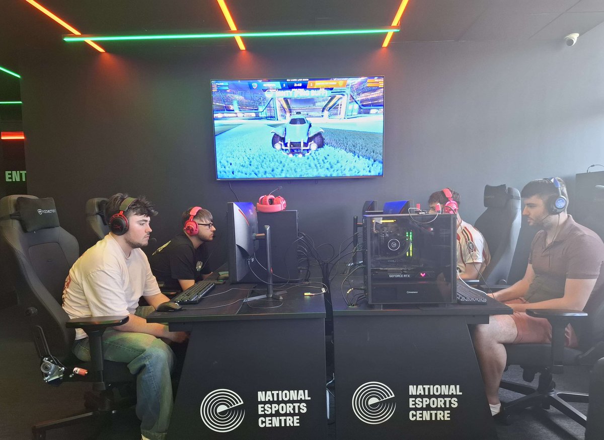 IrelandNEC's tweet photo. IEF Summer ESERIES | 
Rocket League LAN 2025 hosted by @RL_Ireland &amp; @IrelandEsports_ 🔥
📍National Esports Centre, Cork https://t.co/UXKP6qglsm