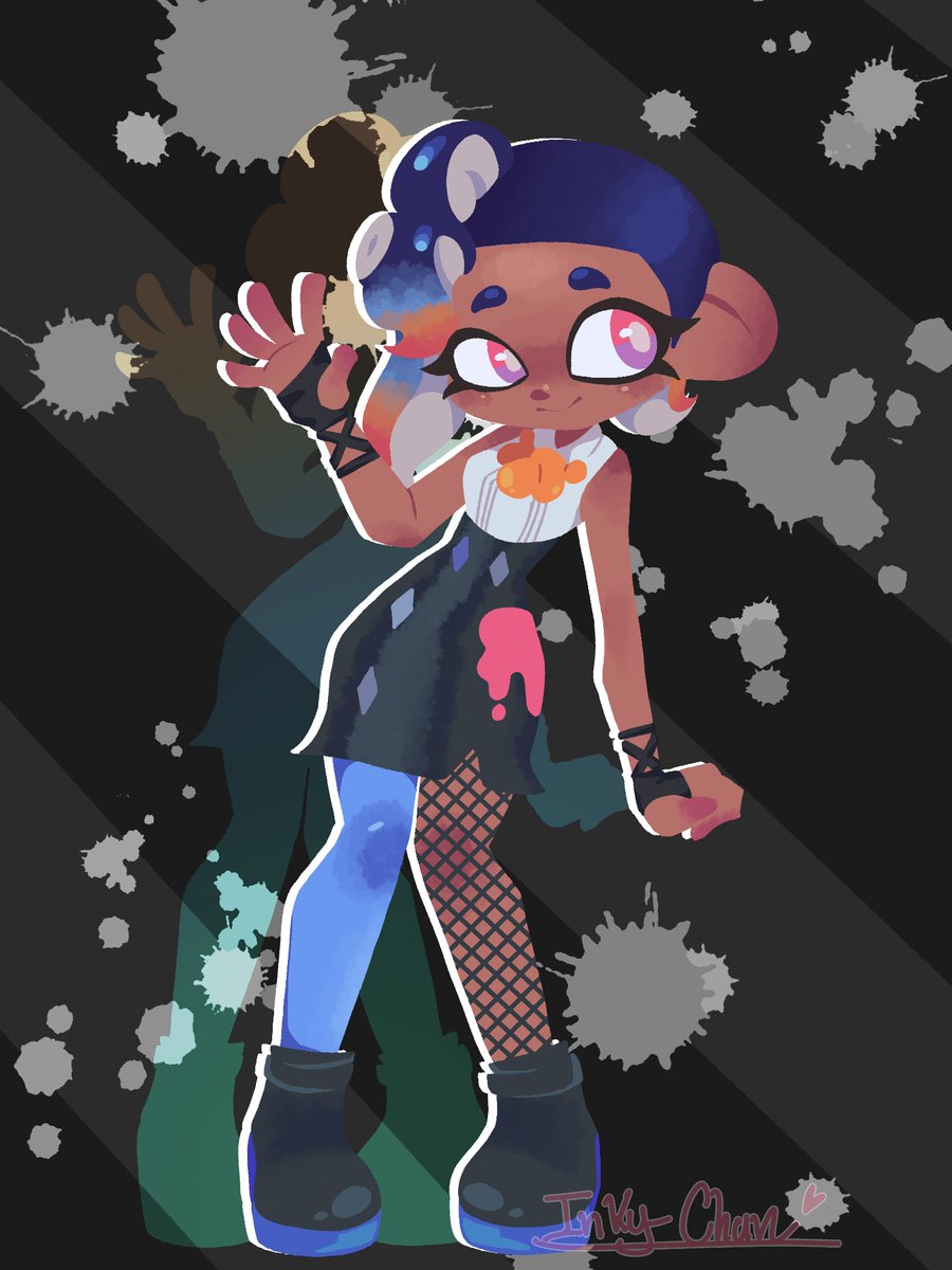 Inky_Chan_OwO's tweet image. Another artfight attack!! :3
#artfight2025