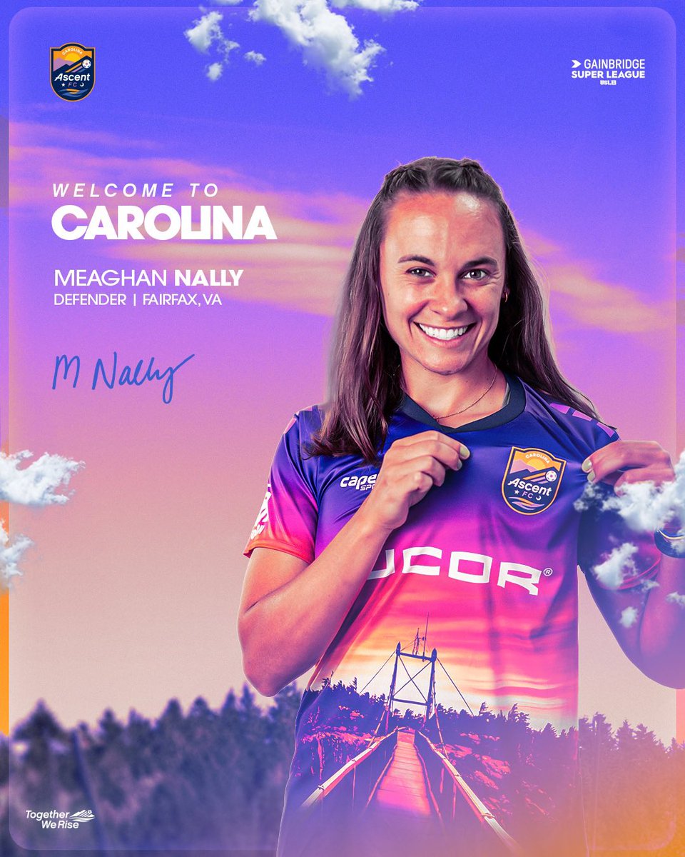 carolinaascent's tweet image. Building the backline πͺ
NEWS: NWSL Champion Meaghan Nally Signs with Carolina Ascent
π° carolinaascent.com/news/2025/07/1β¦