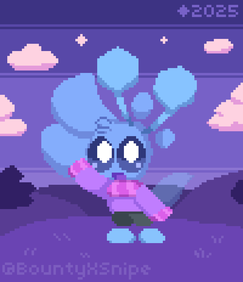 A very late birthday gift to <a href="/Tropineapple1/">Tropie (Comms open)</a> ! (I'm so sorry about the late gift!!)

My first #artfight2025 attack!