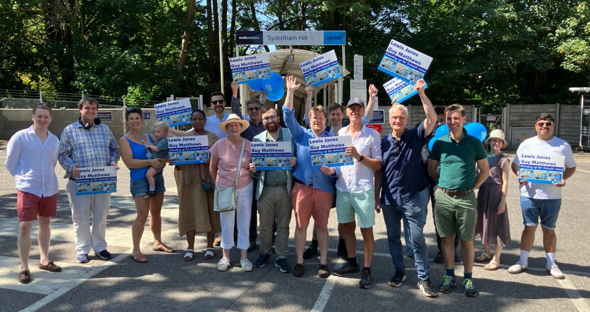 NeilSalt2019's tweet image. Good to be with @SouthwarkTories colleagues today in Sydenham Hill as @grahamstuart launched @LewisJAJones & @MatthewsGuy's local election campaign for @lb_southwark's Dulwich Wood ward
@ForresterJJ & I received good advice too from Graham re @lambeth_council's Clapham Town ward