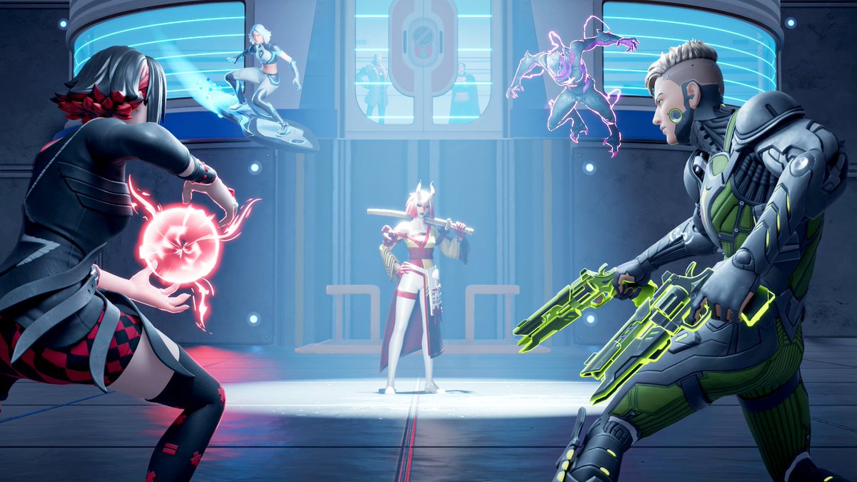 txOmy3D's tweet image. Week #3: Training with the Night Rose
She's our toughest opponent yet! If we can beat her, we'll be ready for anything.
#Fortnite #FortniteSuper #FortniteArt #WeeklyLoreDrop