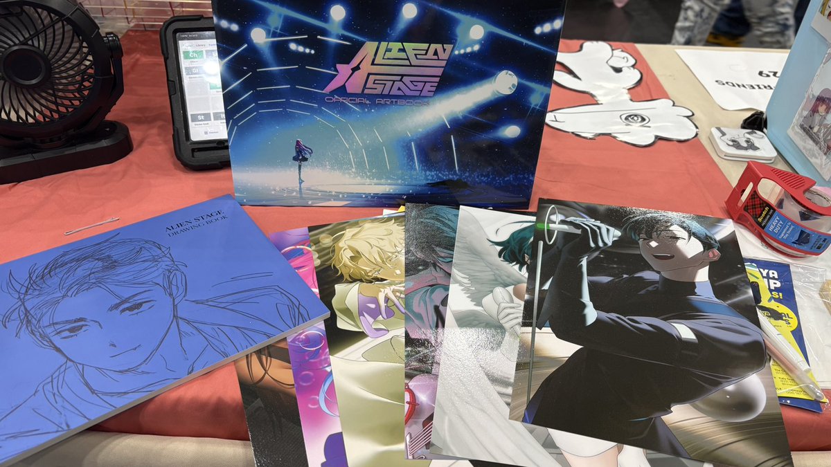 sleeping forever (@mousuart) on Twitter photo Book an art book so I can draw some Alien Stage fanart for enamel pin and stickers 👀
The book came with so many freebies Book an art book so I can draw some Alien Stage fanart for enamel pin and stickers 👀
The book came with so many freebies