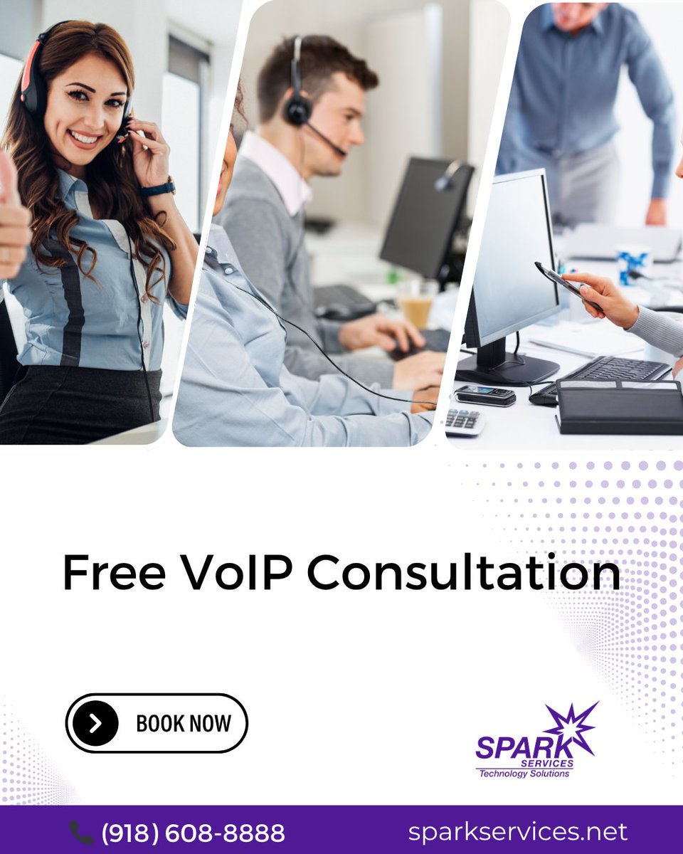 SPARK Services (@sparkitservices) on Twitter photo Running a small business? Don’t let outdated phone systems slow you down. 
Book a FREE VoIP consultation with SPARK to discover how you can cut costs, improve call quality, and scale easily with 3CX VoIP systems. 
#voip #freeconsultation #smallbusiness #businessgrowth Running a small business? Don’t let outdated phone systems slow you down. 
Book a FREE VoIP consultation with SPARK to discover how you can cut costs, improve call quality, and scale easily with 3CX VoIP systems. 
#voip #freeconsultation #smallbusiness #businessgrowth