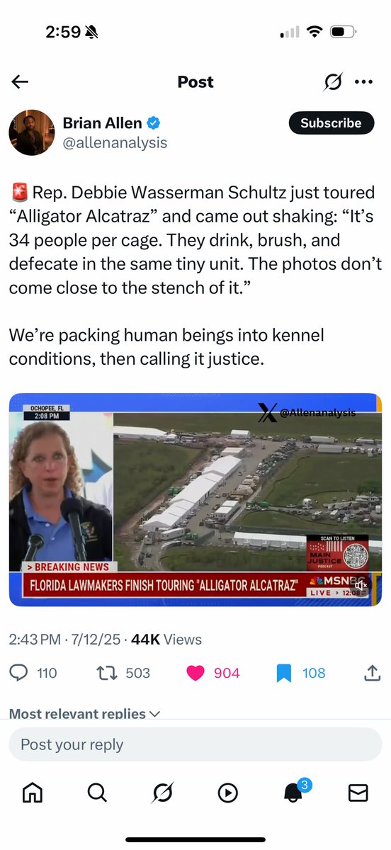 CathyNotToday2 🌿 (@cathy2nottoday) on Twitter photo <a href="/atrupar/">Aaron Rupar</a> If there is nothing to hide, why is “unannounced an issue”?
Because there’s human rights abuses <a href="/atrupar/">Aaron Rupar</a> If there is nothing to hide, why is “unannounced an issue”?
Because there’s human rights abuses