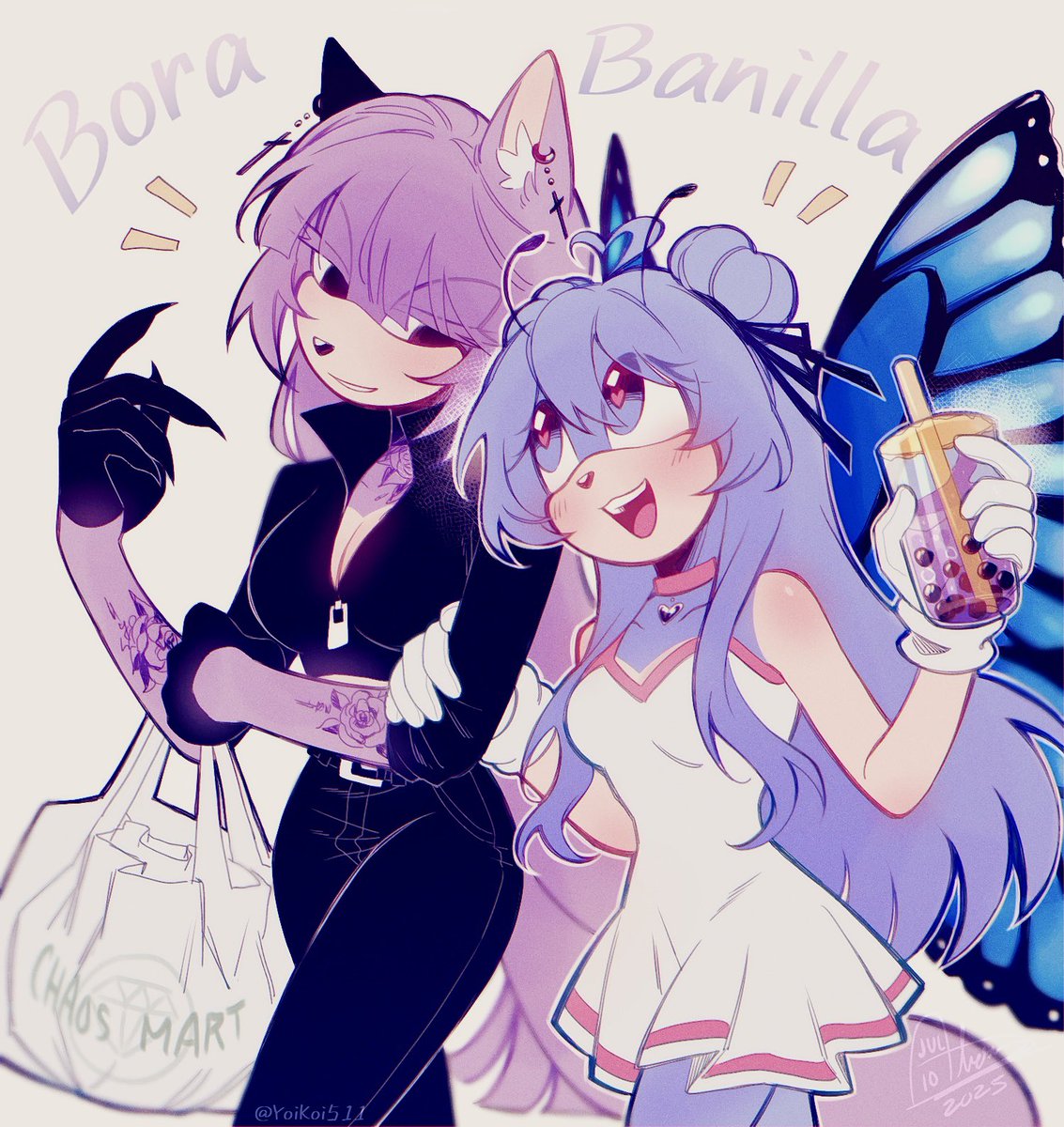 YoiKoi511's tweet image. My OC Bora n her little bestie Banilla being havin a girls day hehe
#SONIC #originalcharacter
Banilla belongs to: @StrawbrryBunnn