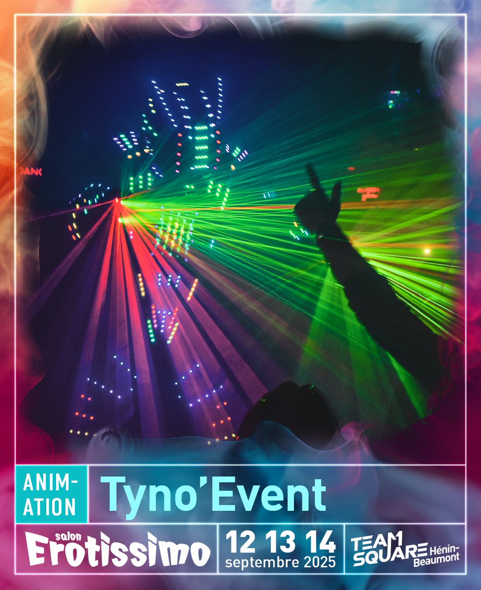 Du 12 au 14 septembre au Salon Erotissimo... Mettre le feu au public 🔥
Au Team Square d'Hénin-Beaumont
Billetterie erotissimo.net