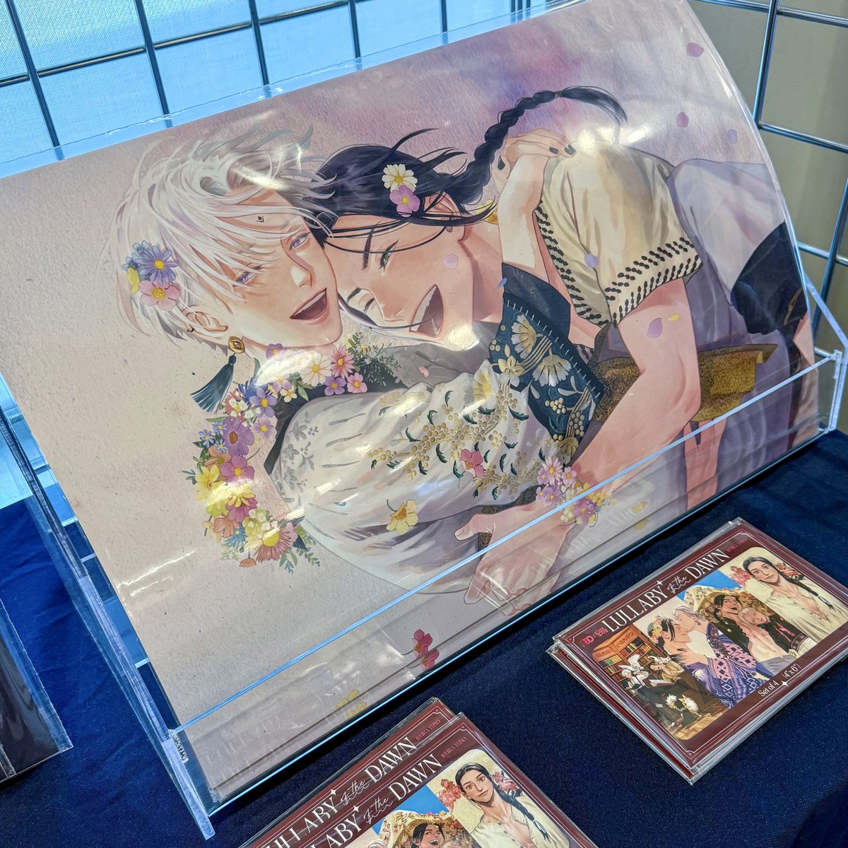 Receive LoveLove (@tokyopop) x <a href="/fromRED_ed/">from RED編集部</a> (Shucream) x Kinokuniya shikishi when you spend $15 or more on the Lullaby of the Dawn merchandise, manga (in English), and/or booklets at at Kinokuniya LA and Katy! <a href="/yuno_popo/">ユノイチカ</a> 

*Please note while supplies last // Bonus shikishi is only