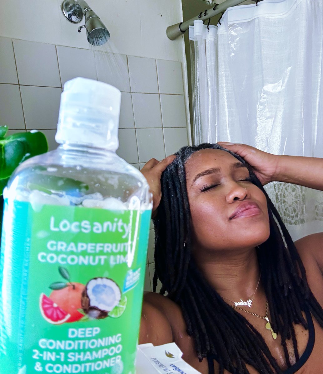 locsanity's tweet image. That aaahh moment when the grapefruit, coconut, and lime hit just right 🍊🥥💧

Locs feel fresh, soft, and deeply conditioned—every single time.

✨ Powered by nature. Made for your crown.

#Locsanity #WashDayFeels #LocCare #NaturalHairCare #LocGoals