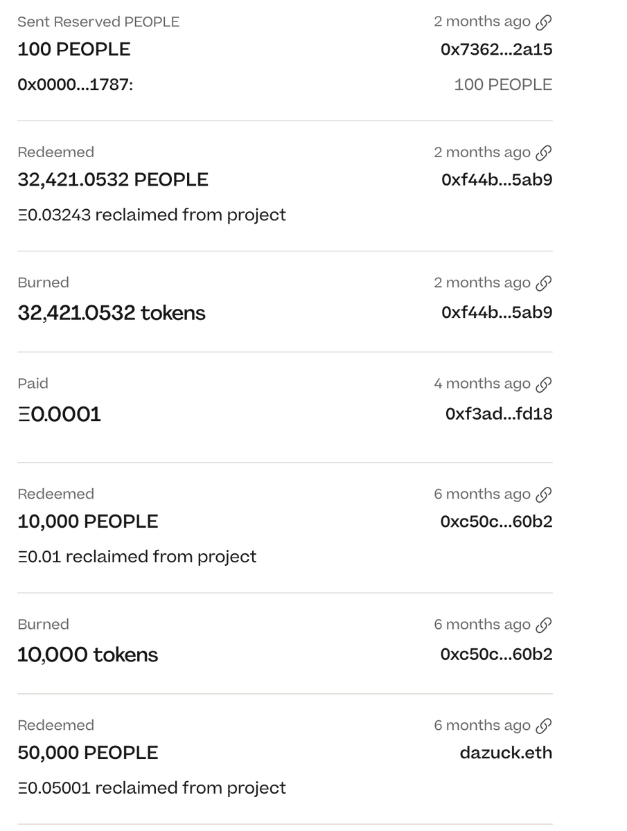 astonishingly, just realized people are still redeeming their $PEOPLE tokens