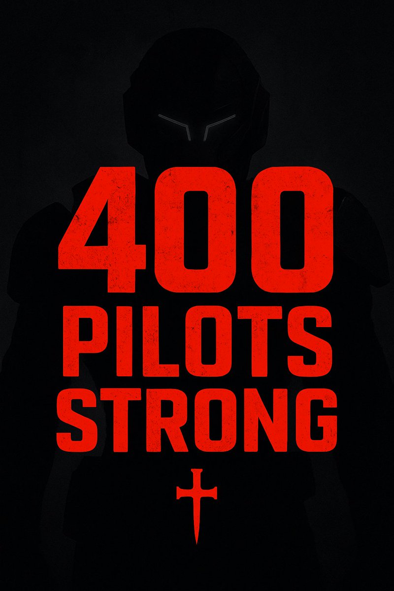 💥 400 PILOTS STRONG 💥
From whispers to warriors — this isn't just a following. It's a Faction.

Thank you for standing with us at the start.
Let’s turn $ADA into power. Let’s let the $BOLT fly. 🔩 

✝️ Mekka Dynasty marches on.

#Cardano #NFTs #BTC #Mining #MekkaLabs #BOLT
