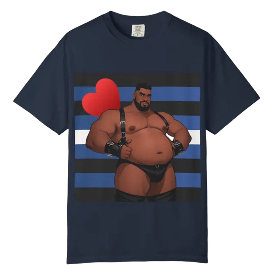 ReignBeaux_Lux's tweet photo. Slick, strong, and seriously thick—Bryan’s tee is for the bold. 🖤 https://t.co/9dRNS3T3CN
 #leatherlegend #gayfetishstyle #bearvibes #daddystyle #queerbearsquad https://t.co/ekRtDwX9A6