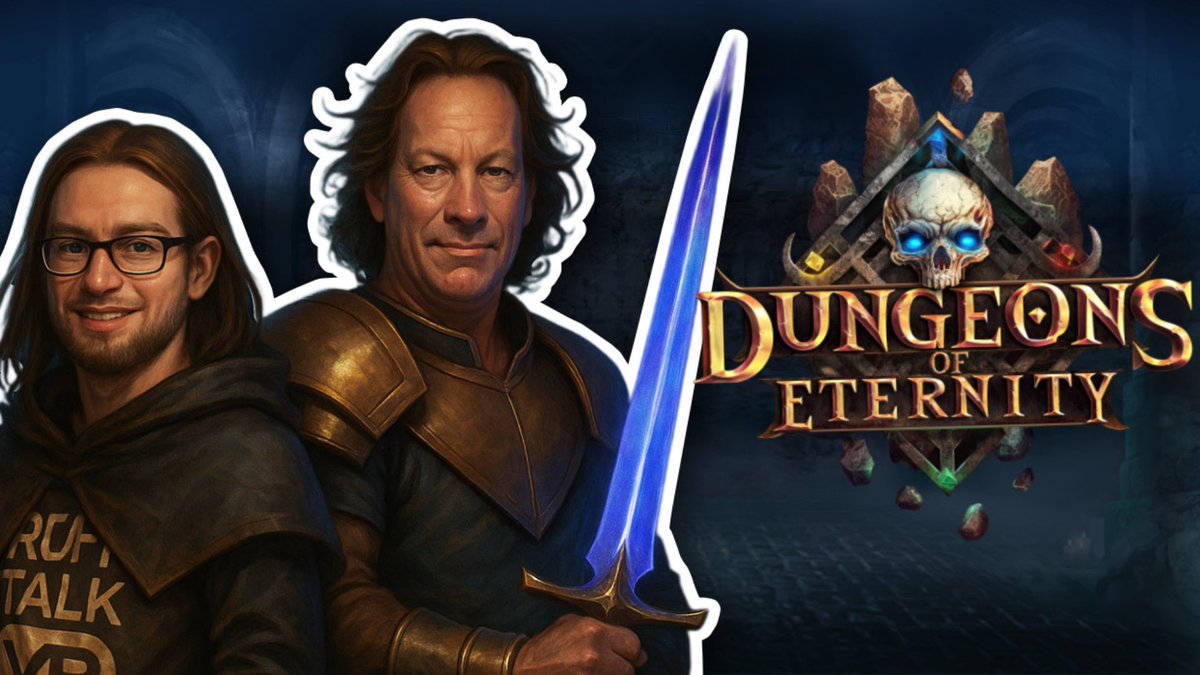 Ruff Talk VR Podcast ๐ (@rufftalkvr) on Twitter photo We are huge fans of <a href="/DungeonsVR/">Dungeons Of Eternity</a> on the <a href="/MetaQuestVR/">Meta Quest</a> - and with news of their upcoming SteamVR launch, it felt appropriate to take this one for another spin! Watch as we do two dungeon runs, one normal difficult and one at the hardest difficulty!
youtu.be/OxNRKh9SGac?siโฆ We are huge fans of <a href="/DungeonsVR/">Dungeons Of Eternity</a> on the <a href="/MetaQuestVR/">Meta Quest</a> - and with news of their upcoming SteamVR launch, it felt appropriate to take this one for another spin! Watch as we do two dungeon runs, one normal difficult and one at the hardest difficulty!
youtu.be/OxNRKh9SGac?siโฆ
