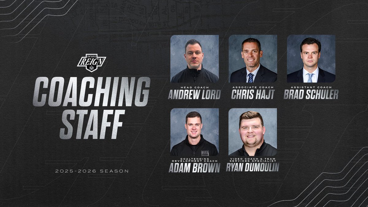 ontarioreign's tweet image. Leading the #ReignTrain this season 🚂 Meet the 2025-26 coaching staff!