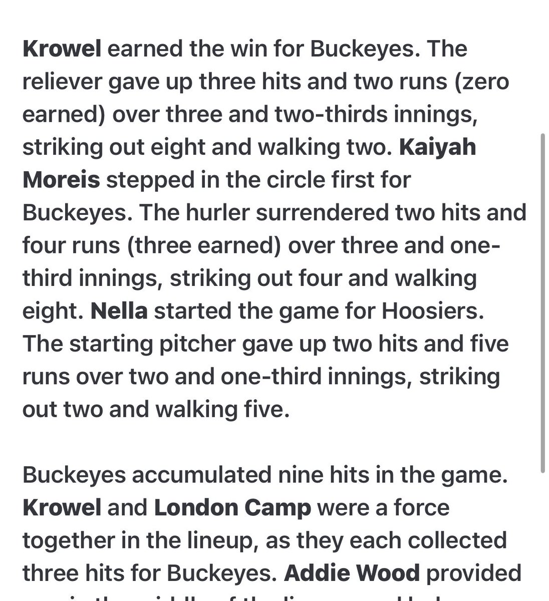 AbbiKrowel2010's tweet photo. @GetGameChanger AI recap of my performances from the tournament. It was fun to help out the team and win another championship. 🥎 https://t.co/QIOyHpRyBA