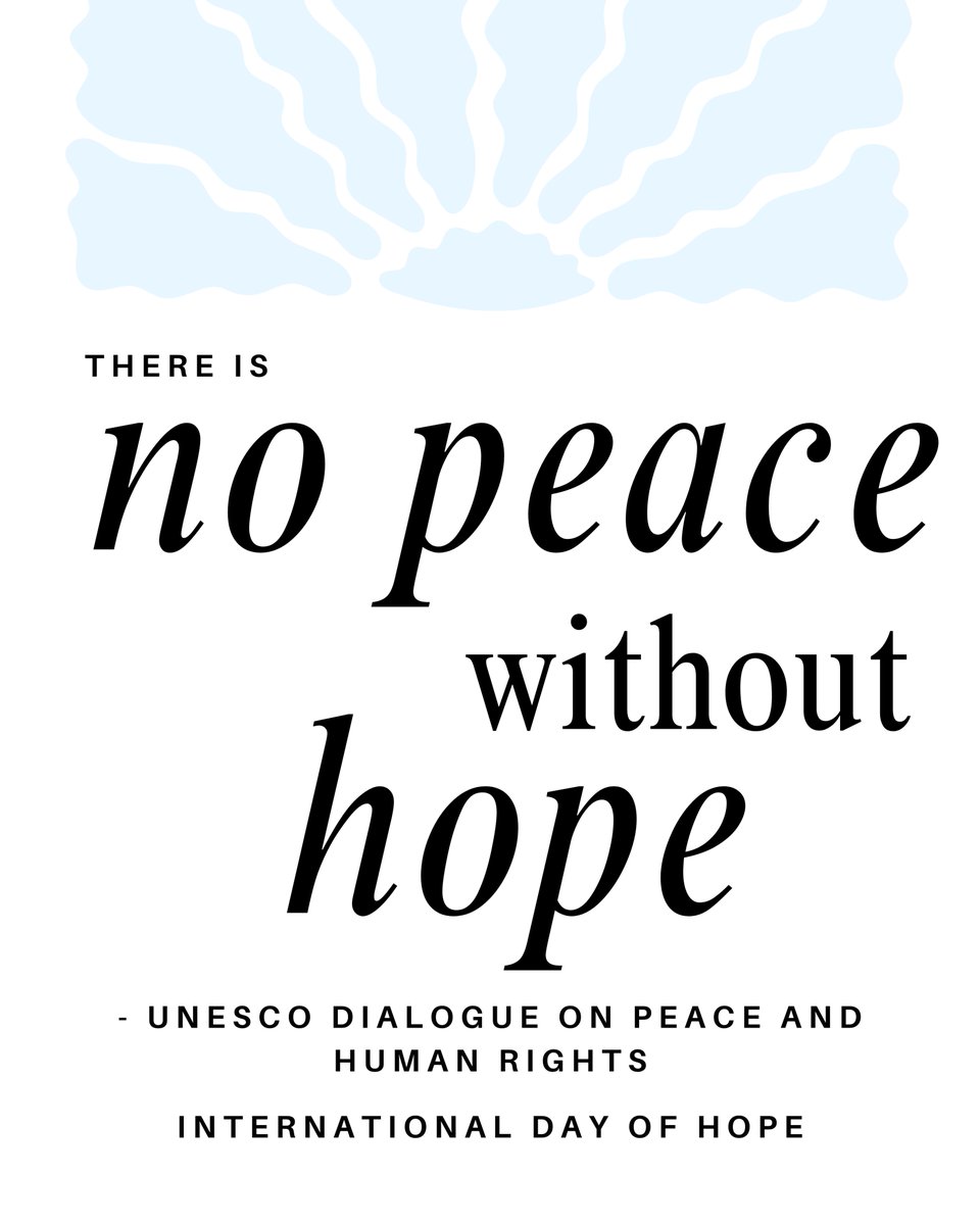 c4hra's tweet image. ☀️ As global challenges persist on this first 𝗜𝗻𝘁𝗲𝗿𝗻𝗮𝘁𝗶𝗼𝗻𝗮𝗹 𝗗𝗮𝘆 𝗼𝗳 𝗛𝗼𝗽𝗲, at the Center for Human Rights Advocacy, hope remains a guiding force, as we strive to build a foundation for inclusion, peace, and sustainable progress - key to achieving SDG 16. #Hope