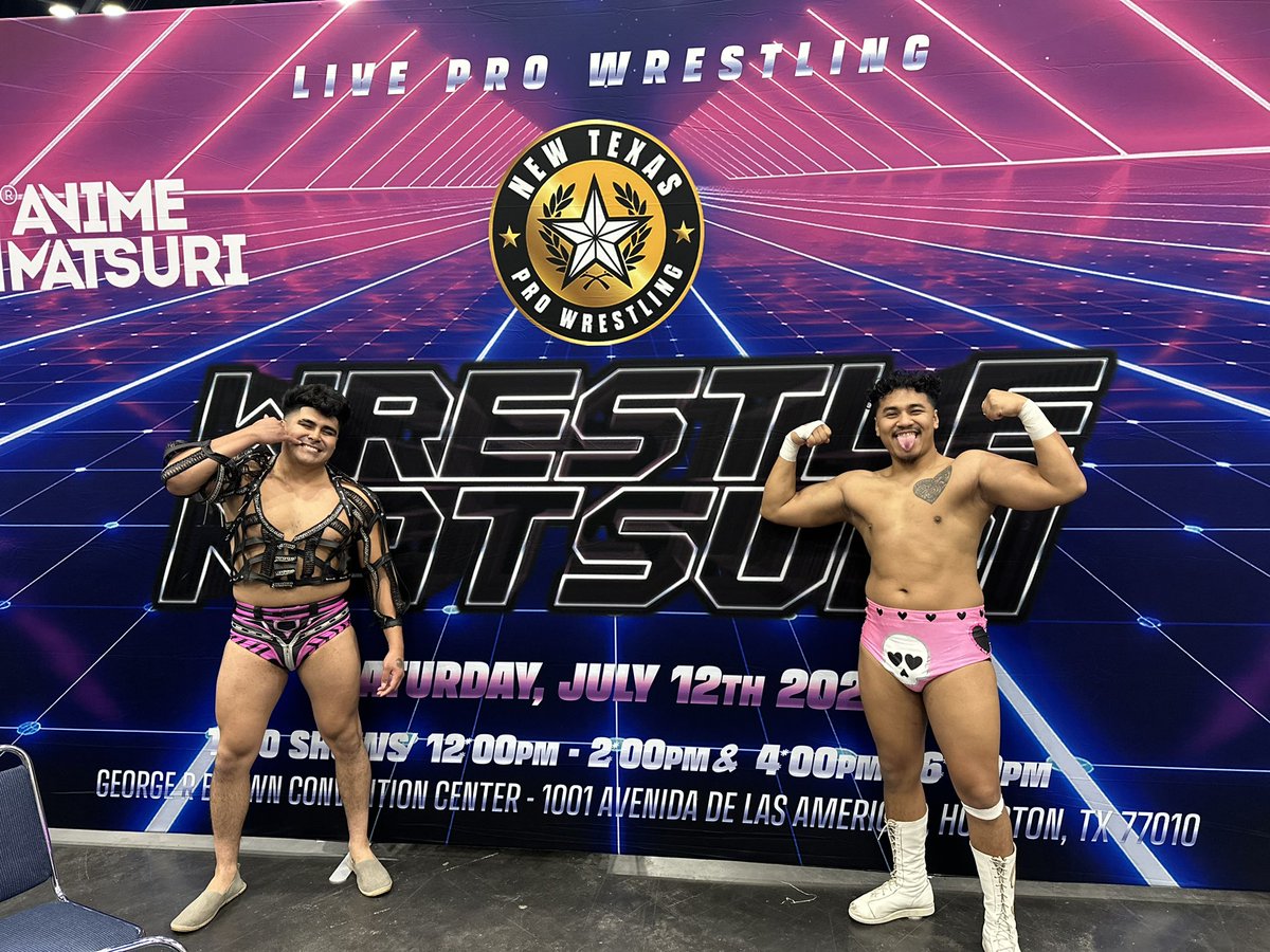 Pac Ortega (@pacortegapro) on Twitter photo THEM TOXIC BOIIS ARE HAVING A LAVISH TIME AT <a href="/NewTexasPW/">New Texas Pro Wrestling</a> ‘s & <a href="/AnimeMatsuri/">Anime Matsuri</a> !! THEM TOXIC BOIIS ARE HAVING A LAVISH TIME AT <a href="/NewTexasPW/">New Texas Pro Wrestling</a> ‘s & <a href="/AnimeMatsuri/">Anime Matsuri</a> !!