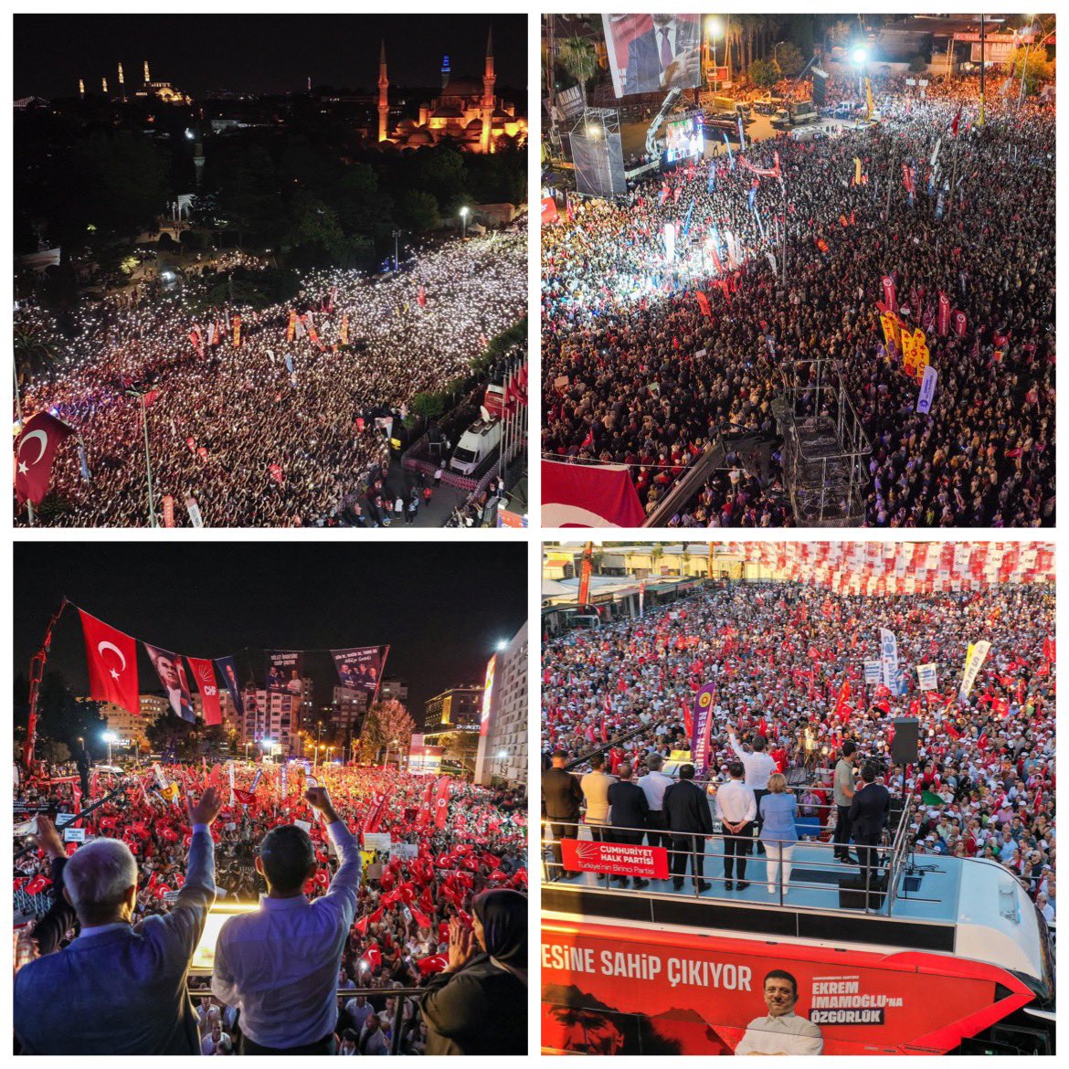 muhalfkalem's tweet image. Onlar kimle ittifak yaparsa yapsın…
Adana’ya bakın, Antalya’ya bakın, Malatya’ya bakın!
CHP, ittifakını halkla kurdu.
Ve bu halk ittifakının karşısında durabilecek hiçbir güç yok!