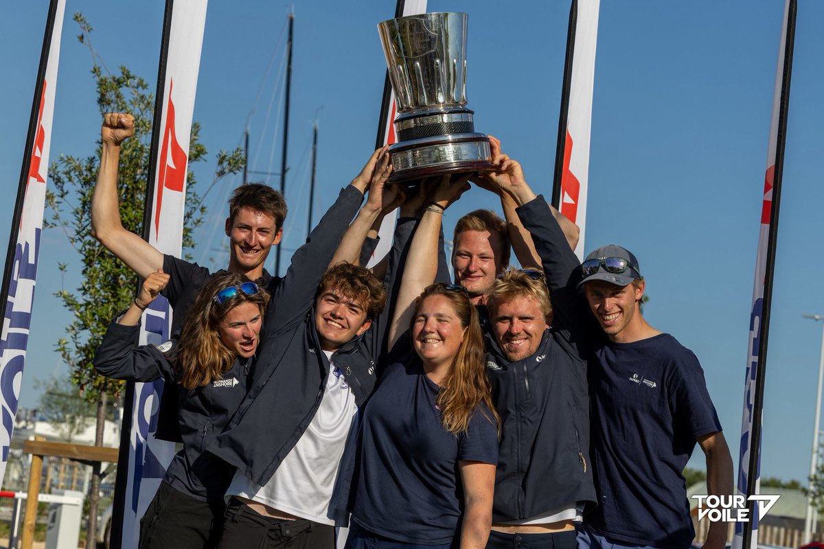 tourvoile's tweet photo. 🏆 Paprec by Normandy Inshore Program remporte le #TourVoile 2025 !

Après 16 jours intenses, 30 courses disputées et des duels à couper le souffle, les Normands gravent leur nom sur le Trophée du Yacht Club de France 👊

📍RDV en 2026 ?

 Résumé ici 👉 https://t.co/c89cTq8Z9N https://t.co/CpCYtejq8j