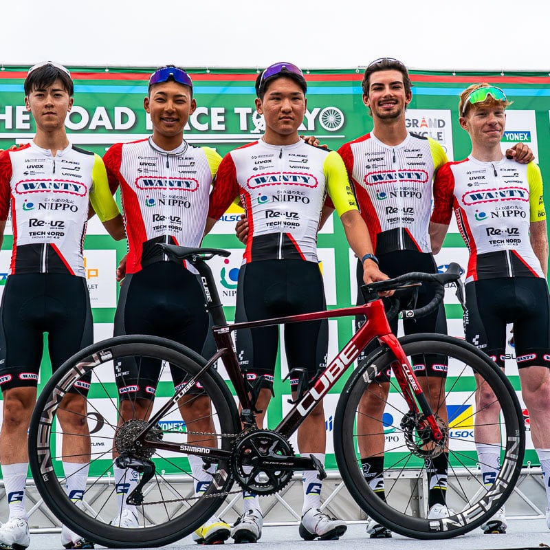 LottoWanty's tweet photo. We are back in Japan for a new race: The Road Race Tokyo Tama 🇯🇵🤩

🇧🇪 Nicolas Aernouts
🇧🇪 Gilles Dockx
🇯🇵 Kazuma Fujimura
🇯🇵 Shunsuke Imamura
🇯🇵 Masao Shimazaki

📸 Yuichiro Hosoda https://t.co/ui17nQxzdz