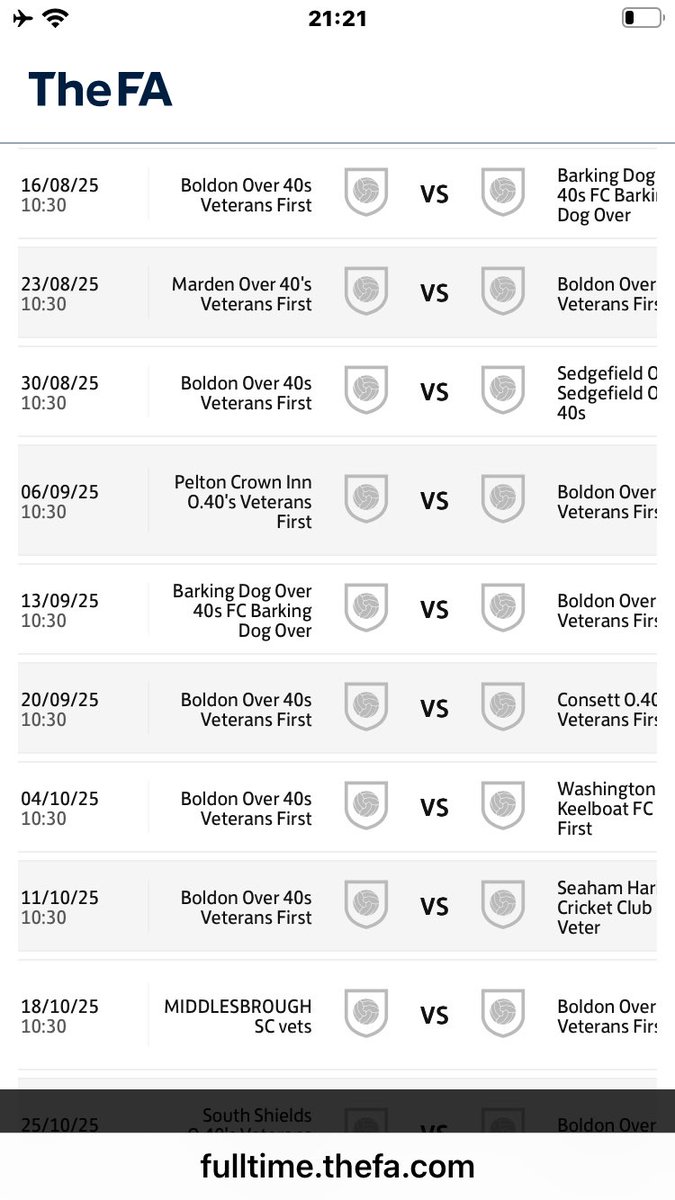 Initial Fixtures are out for the 25/26 season which are subject to change.