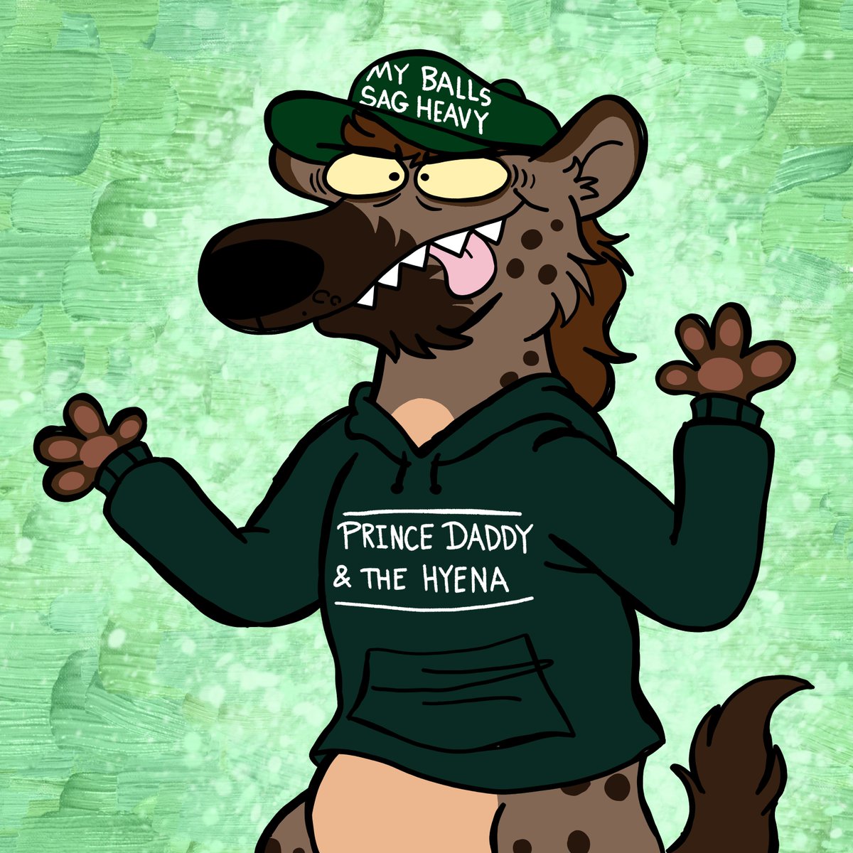 stinky green hyena