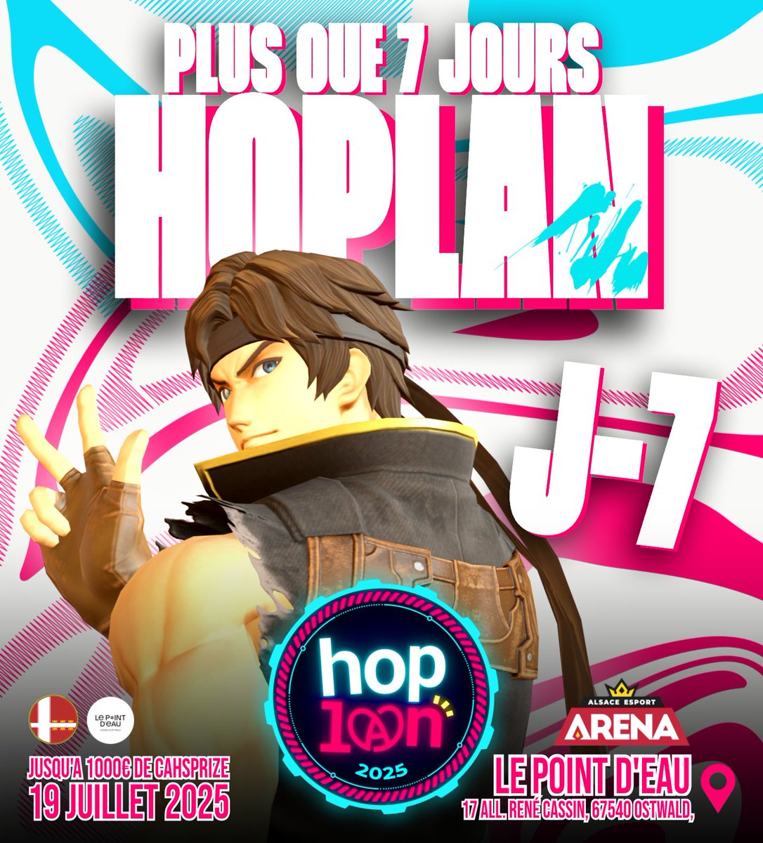 StrasTourneys's tweet image. La HopLan 2025, c&apos;est dans une semaine !

Il vous reste moins de 48h pour vous inscrire, ne tardez pas trop à nous rejoindre 😱

On a hâte de vous retrouver en tout cas, passez une bonne semaine ! ❤️

🔗  : start.gg/tournament/hop…