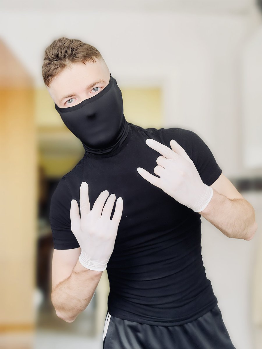 Eyes on.
I don’t repeat myself.

Gloved. Masked. Composed.
You’re here for control—
I provide it.