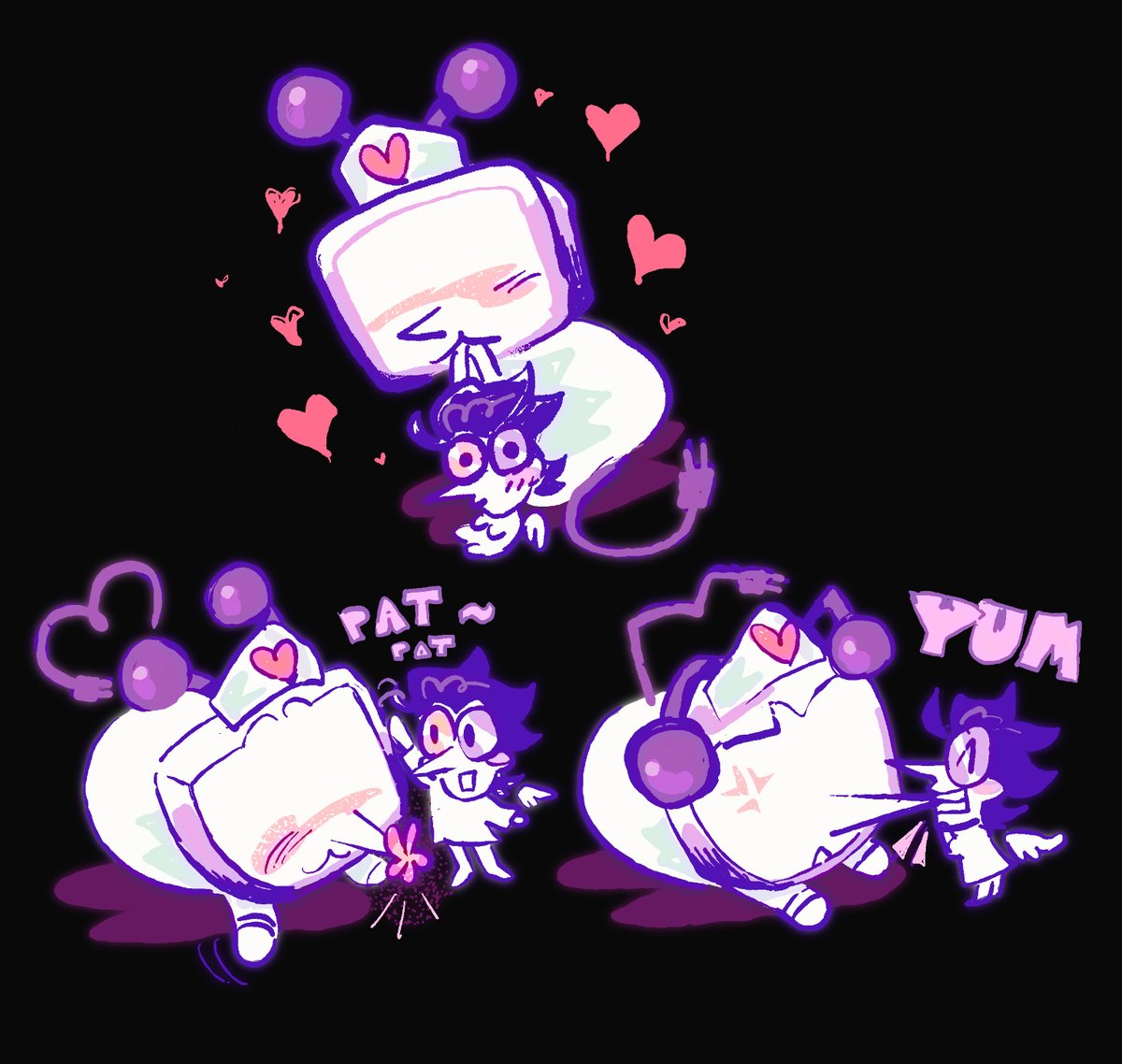 koldbj's tweet image. He ate his happi flower
#DELTARUNE #deltarunefanart #SPAMTENNA