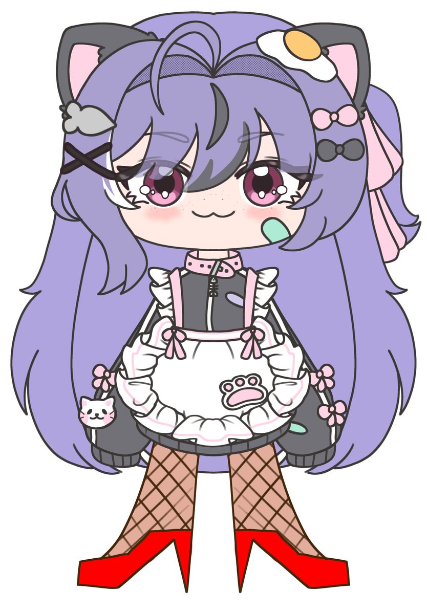 Samisieq's tweet image. ✨update on the little guy✨
random legs because it’s still a work in progress
vtuber: @toastimochi