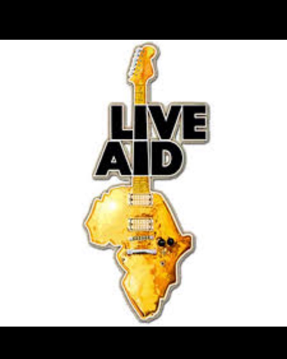 Loving the re- run of Live Aid on BBC2, first broadcast in 1985.
I’m back to being 10 yrs old, we’d just got a tv with a remote control &amp; Im starting to get into music.All artists singing live, no phones, audience singing along…no propaganda, just fab music that still sounds 👌