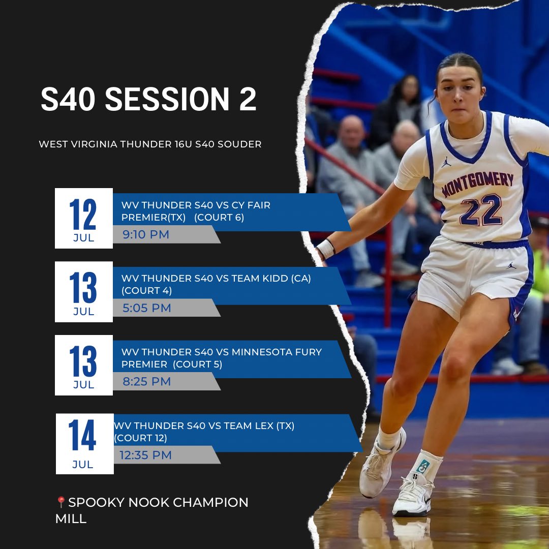 Baylee Warner (@baylee_warner1) on Twitter photo my schedule for the rest of the weekend at the nook
<a href="/27ThunderSelect/">WV Thunder 2027 Select 40</a> <a href="/CoachSouder/">Chris Souder</a> <a href="/mchsladyhoops/">Montgomery County Lady Indians Basketball</a> <a href="/CoachPerryJ/">Jordan Perry</a> <a href="/PGHKentucky/">Prep Girls Hoops Kentucky</a> my schedule for the rest of the weekend at the nook
<a href="/27ThunderSelect/">WV Thunder 2027 Select 40</a> <a href="/CoachSouder/">Chris Souder</a> <a href="/mchsladyhoops/">Montgomery County Lady Indians Basketball</a> <a href="/CoachPerryJ/">Jordan Perry</a> <a href="/PGHKentucky/">Prep Girls Hoops Kentucky</a>