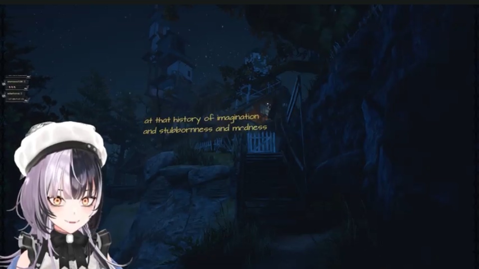 Monochromelich's tweet image. Pretty interesting game What Remains of Edith Finch was! I quite liked it, surprisingly short but some pretty hard hitting stuff there! Think the cannery story was the one that I most found interesting! Thank you for the stream, Shiori. May your breakfast be hearty! #ShiorinOnAir